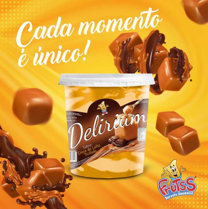 Sorvete de Chocolate Trufado Francisco Beltrão - Sorvete de Chocolate Trufado